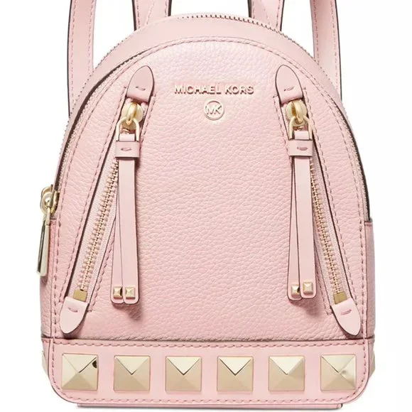 Have one to sell? Sell now Michael Kors Small (MINI) Brooklyn Backpack Gold Stu New MK Michael Kors Brooklyn Convertible Mini XS Backpack  main image 4